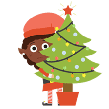 Holiday Elf Friends sticker #14377879