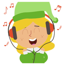 Holiday Elf Friends sticker #14377884