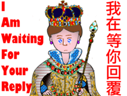 The Queen has spoken! sticker #14378284