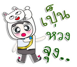 ...Mr. Mikio and rabbit..^^ sticker #14378519