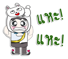 ...Mr. Mikio and rabbit..^^ sticker #14378524