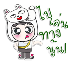 ...Mr. Mikio and rabbit..^^ sticker #14378527