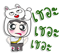 ...Mr. Mikio and rabbit..^^ sticker #14378530