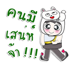 ...Mr. Mikio and rabbit..^^ sticker #14378531