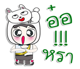 ...Mr. Mikio and rabbit..^^ sticker #14378533