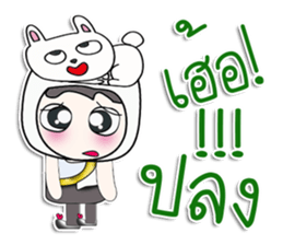 ...Mr. Mikio and rabbit..^^ sticker #14378538