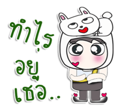 ...Mr. Mikio and rabbit..^^ sticker #14378543