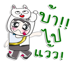 ...Mr. Mikio and rabbit..^^ sticker #14378545