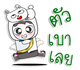 ...Mr. Mikio and rabbit..^^ sticker #14378546