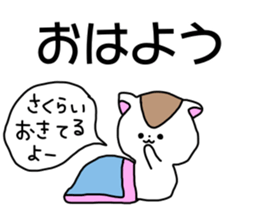 Name sticker Sakurai can be used sticker #14378930