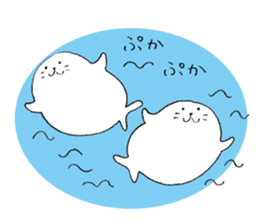 Twins of seals 2 sticker #14378967