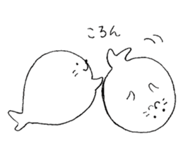 Twins of seals 2 sticker #14378968