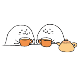 Twins of seals 2 sticker #14378969
