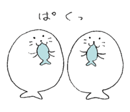 Twins of seals 2 sticker #14378977