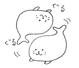 Twins of seals 2 sticker #14378978
