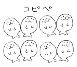 Twins of seals 2 sticker #14378979