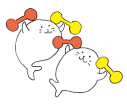 Twins of seals 2 sticker #14378981