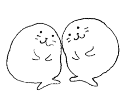 Twins of seals 2 sticker #14378984