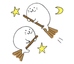 Twins of seals 2 sticker #14378990