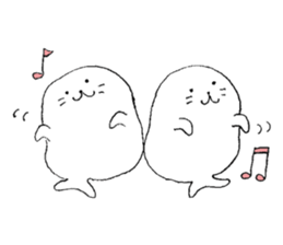 Twins of seals 2 sticker #14378991