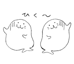 Twins of seals 2 sticker #14378992
