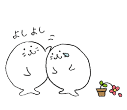 Twins of seals 2 sticker #14378995
