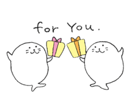Twins of seals 2 sticker #14378997