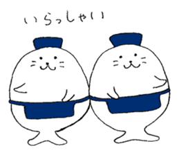Twins of seals 2 sticker #14378999