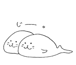 Twins of seals 2 sticker #14379003