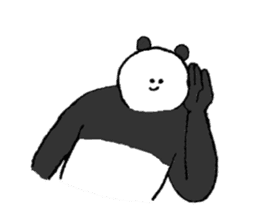 Panda's name is Yuichan sticker #14379402