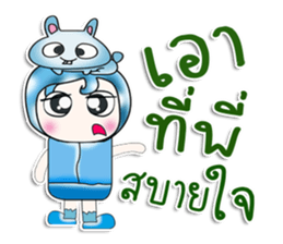 ...Mr. Yoshi and rabbit..^_^ sticker #14379890