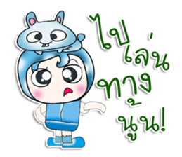 ...Mr. Yoshi and rabbit..^_^ sticker #14379895