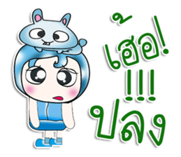 ...Mr. Yoshi and rabbit..^_^ sticker #14379906