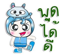 ...Mr. Yoshi and rabbit..^_^ sticker #14379912