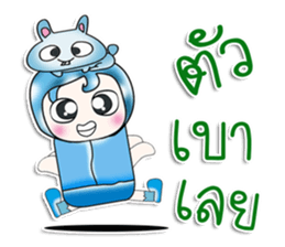 ...Mr. Yoshi and rabbit..^_^ sticker #14379914