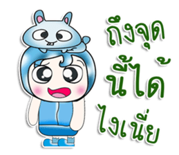 ...Mr. Yoshi and rabbit..^_^ sticker #14379923