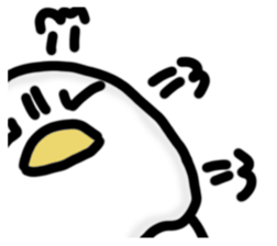 I answer from Mr. chicken. sticker #14380020