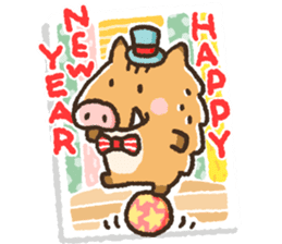 NewYear&Japanese zodiac sticker #14380637