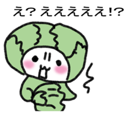 Vegetables of fruits sticker #14380870