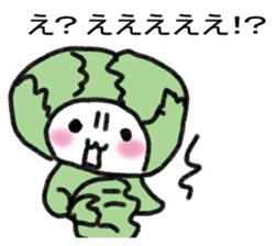 Vegetables of fruits sticker #14380870