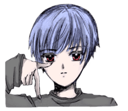 Crying expression sticker #14380999