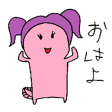 Pigtails Axolotl sticker #14381014