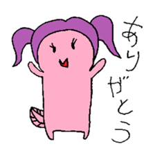 Pigtails Axolotl sticker #14381017
