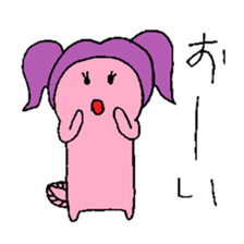 Pigtails Axolotl sticker #14381019