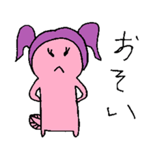 Pigtails Axolotl sticker #14381020