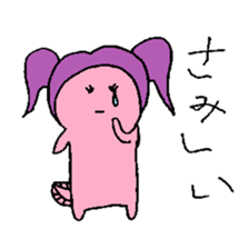 Pigtails Axolotl sticker #14381027