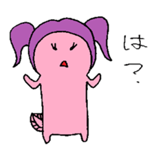 Pigtails Axolotl sticker #14381031