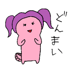 Pigtails Axolotl sticker #14381042