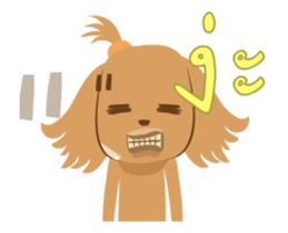 iPaint Artist's Dog! sticker #14381179