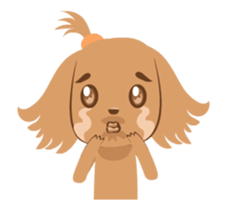 iPaint Artist's Dog! sticker #14381180